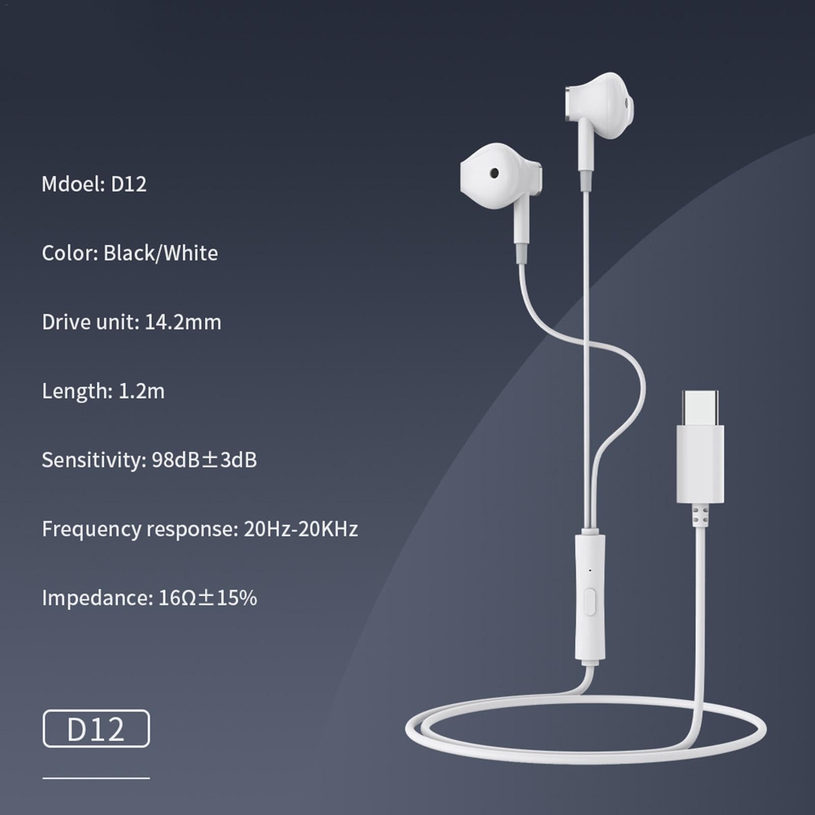 Amazon.co.jp: USB C 有線イヤホン - クリアサウンド Type-C 有線